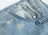 Casual Mid Waisted Jeans Men's Ripped Jeans Elasticity Urban Pants
